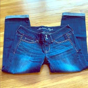 American Eagle denim capris